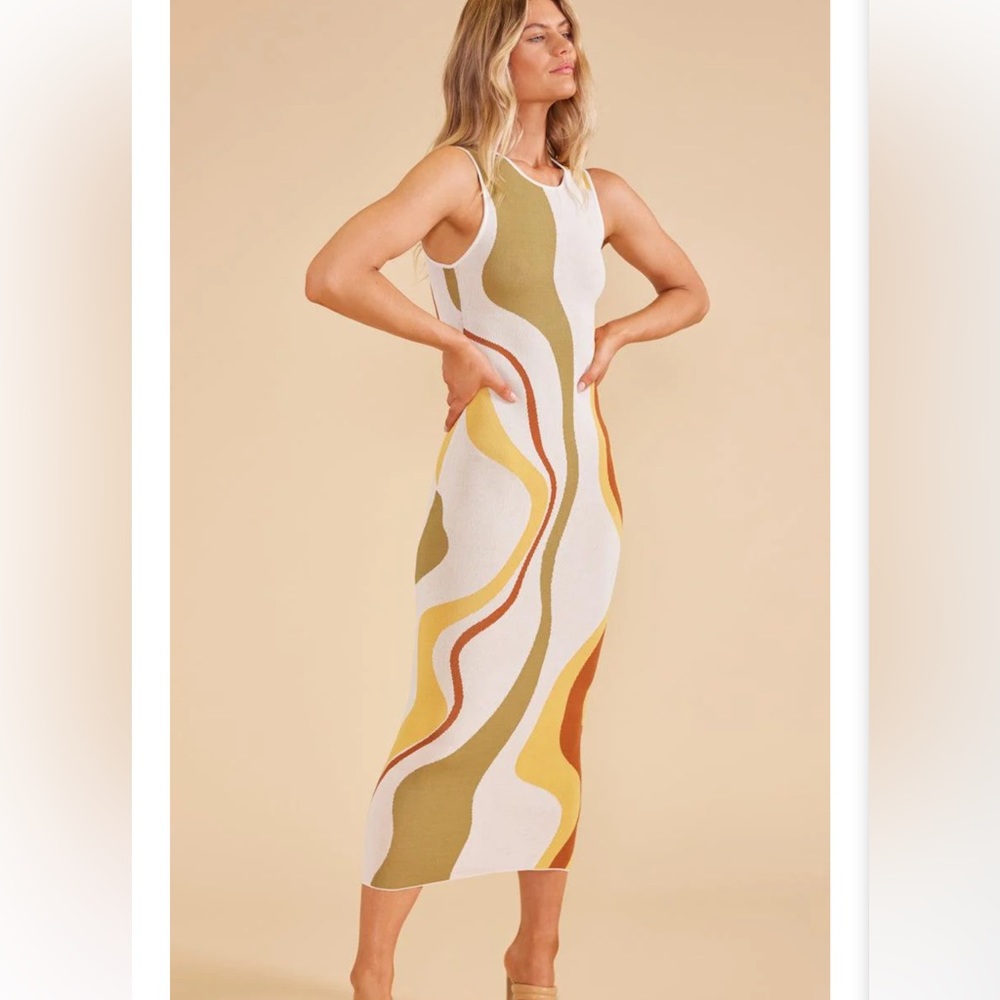 Brand new mink pink ziggy dress